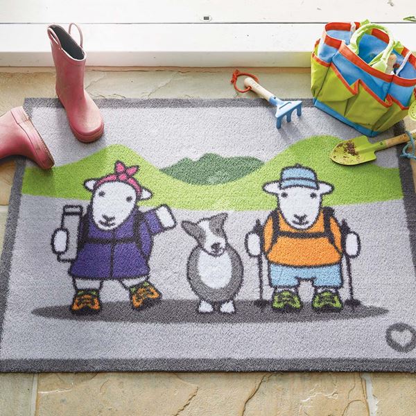 Hiker Doormat - Grey